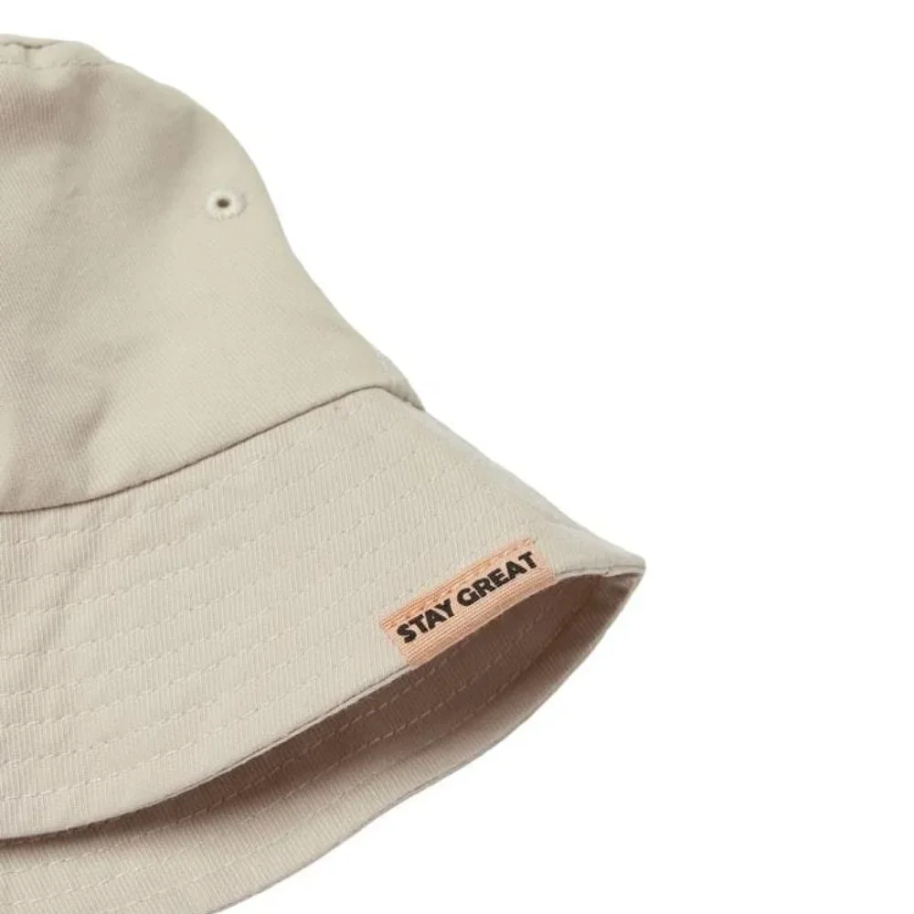 ZARA KIDS/ TWILL LABEL BOB HAT CREAM SIZE 10-14 YEARS | 0653/679/711